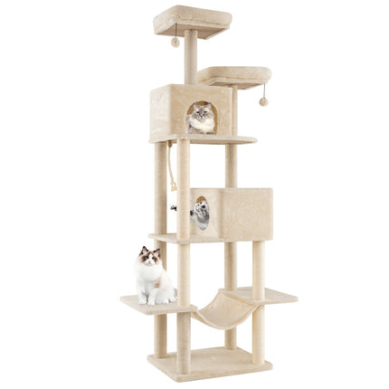 PAWROOM - Klösträd med sisal för kattens egna klösstunder, beige, 205 cm