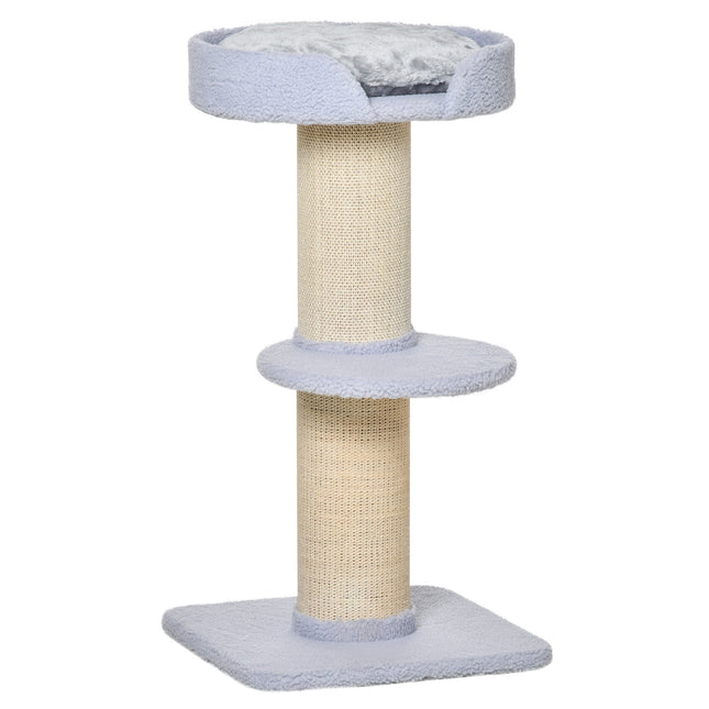 PAWROOM - Klösträd med sisal för klös och aktivitet i hemmet, blå, 91 cm