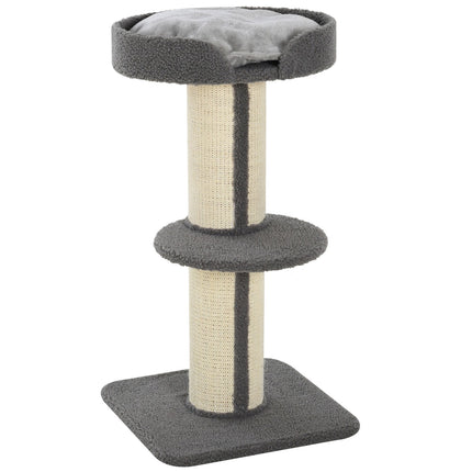 PAWROOM - Klösträd med sisal för klös och aktivitet i hemmet, grå, 91 cm
