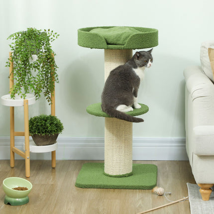 PAWROOM - Klösträd med sisal för klös och aktivitet i hemmet, grön, 91 cm