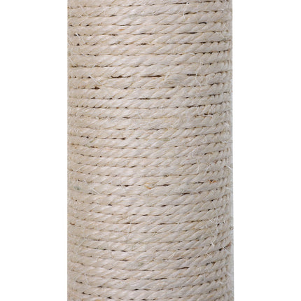 PAWROOM - Klösträd med sisal, hängmatta och liggplattform, grå, 70 cm
