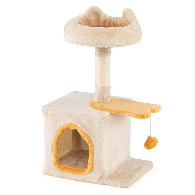 PAWROOM - Klösträd med sisal, liggplattform och tippskydd, 61 cm