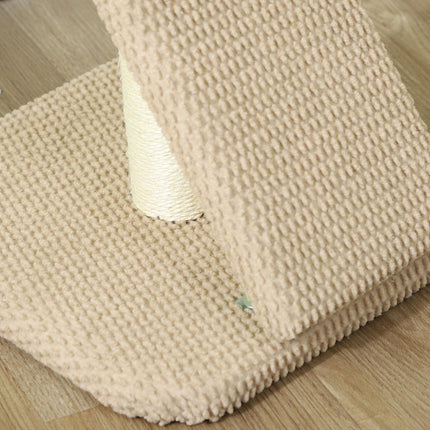 PAWROOM - Klösträd med sisal och leksak, ljusbrun/cremevit, 54 cm