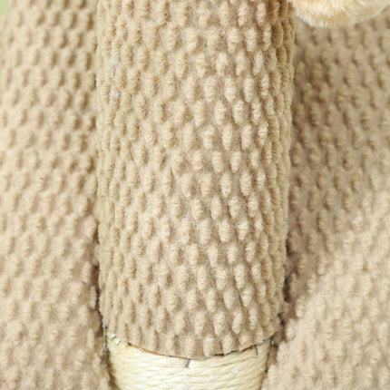 PAWROOM - Klösträd med sisal och leksak, ljusbrun/cremevit, 54 cm