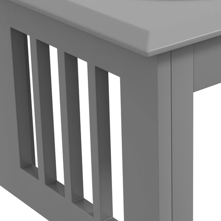 PAWROOM - Skålställ L med 2 stålskålar, grå, 58,4×30,5×25,4 cm, 2 L