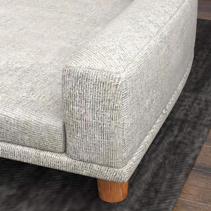 PAWROOM - Upphöjd hundsäng för hundens egen liggplats, grå, 98×67×25 cm