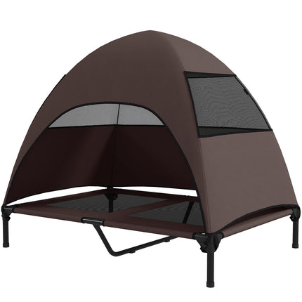 PAWROOM - Elevated outdoor dog chair with roof and cooling net