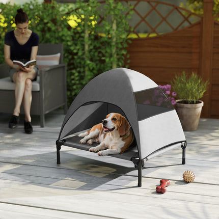 PAWROOM - Outdoor dog seat with roof, washable net and cooling design