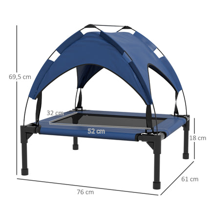 PAWROOM - Raised outdoor dog bed with breathable roof