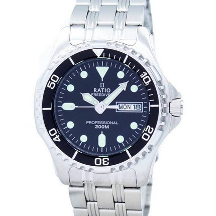 Ratio Free Diver Professional 200M Sapphire Quartz 36JL140 herrklocka