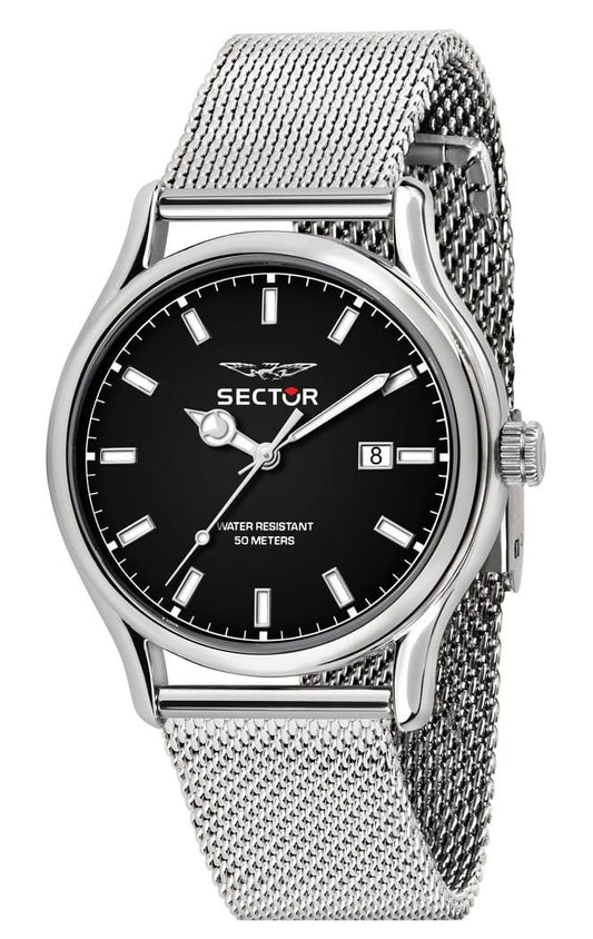 Sector 660 Multifunktion rostfritt stål svart urtavla Quartz R3253517023 herrklocka
