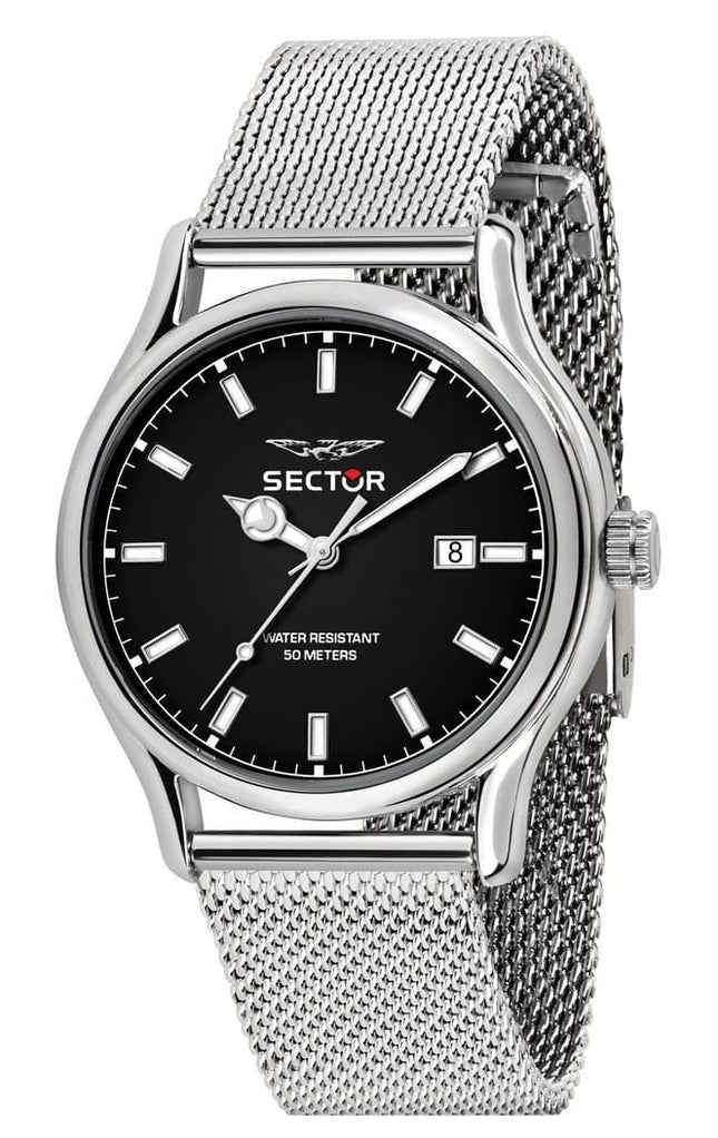 Sector 660 Multifunktion rostfritt stål svart urtavla Quartz R3253517023 herrklocka