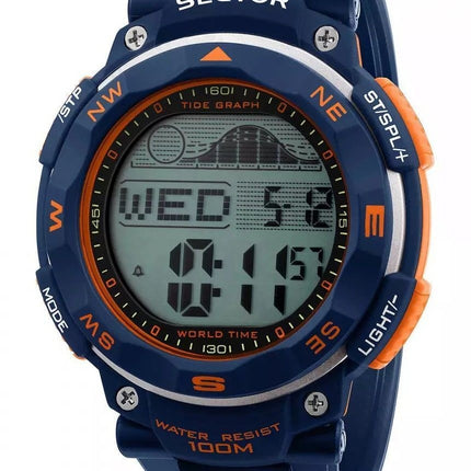 Sector EX-35 Digital Black Dial Quartz R3251534001 100M herrklocka