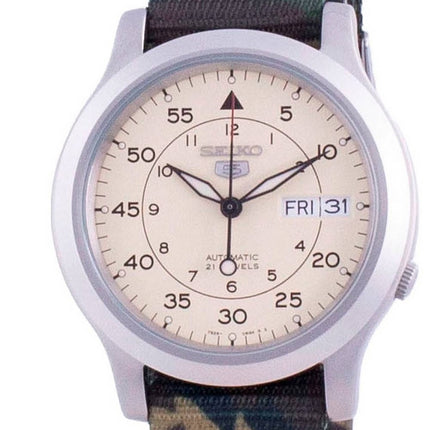 Seiko 5 Military SNK803K2-var-NATOS18 automatisk nylonarmband herrklocka