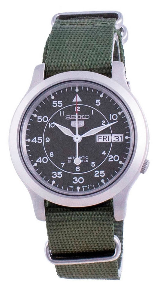Seiko 5 Military SNK805K2-var-NATOS12 herrklocka med automatisk nylonrem