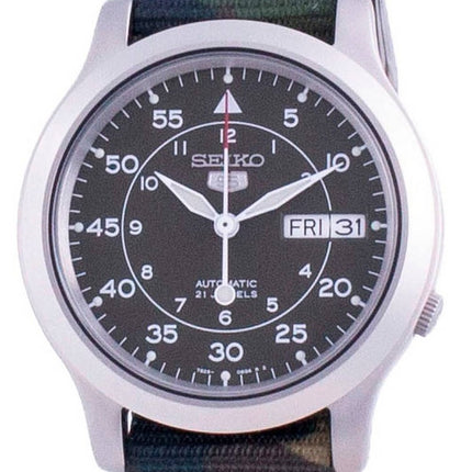 Seiko 5 Military SNK805K2-var-NATOS18 automatisk nylonarmband herrklocka