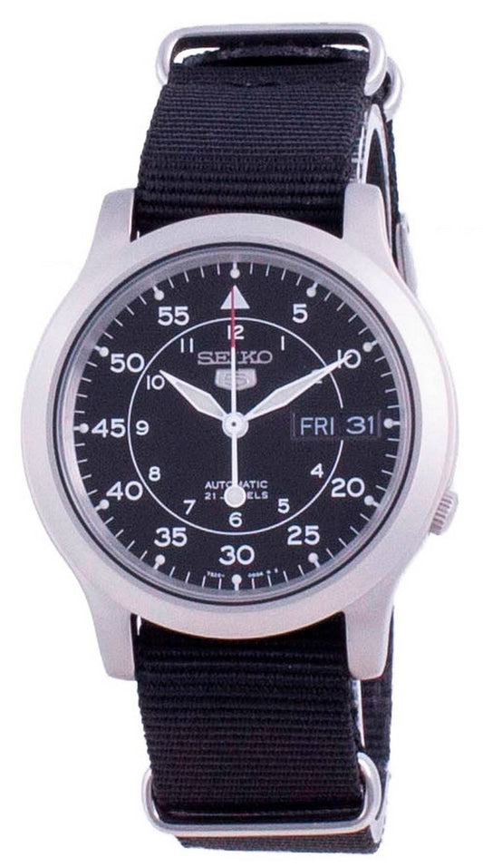 Seiko 5 Military SNK809K2-var-NATOS13 herrklocka med automatisk nylonrem