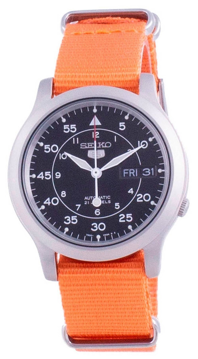 Seiko 5 Military SNK809K2-var-NATOS14 herrklocka med automatisk nylonrem