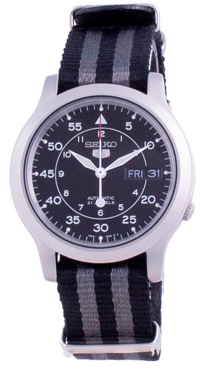 Seiko 5 Military SNK809K2-var-NATOS16 Automatisk nylonarmband herrklocka