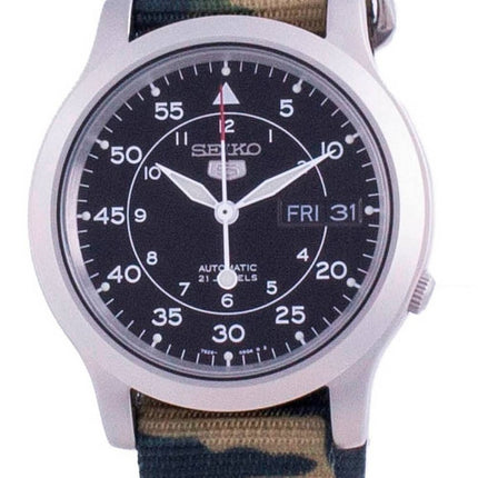 Seiko 5 Military SNK809K2-var-NATOS18 automatisk nylonarmband herrklocka