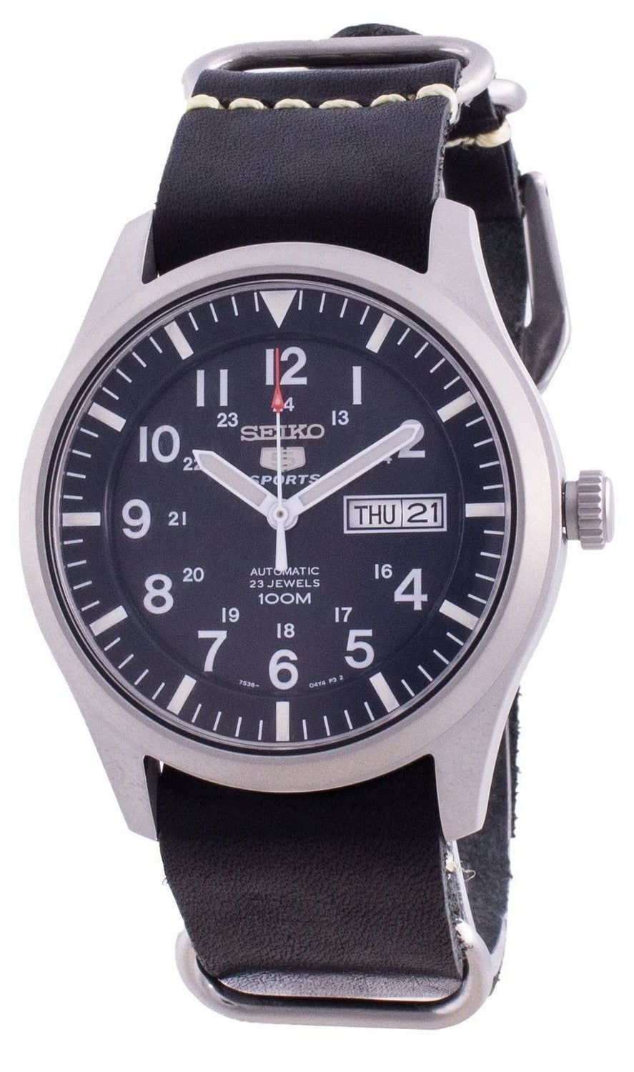 Seiko 5 Sports Blue Dial Automatisk SNZG11K1-var-LS19 100M herrklocka