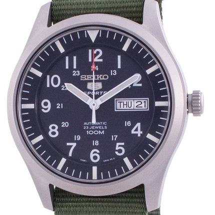 Seiko 5 Sports Blue Dial Automatisk SNZG11K1-var-NATO9 100M herrklocka