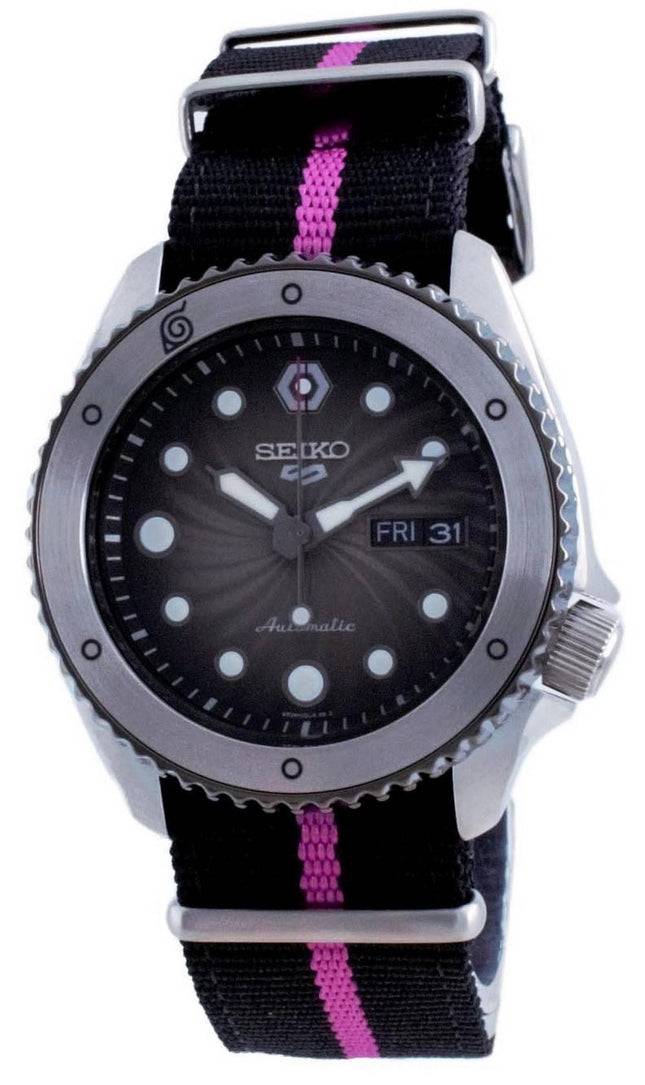 Seiko 5 Sports Boruto Uzumaki Limited Edition Automatisk SRPF65 SRPF65K1 SRPF65K 100M herrklocka