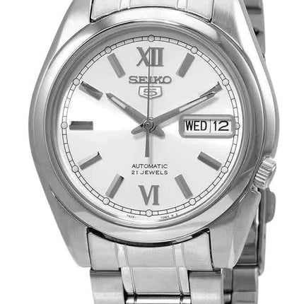 Seiko 5 automatisk silverurtavla SNKL51 SNKL51K1 SNKL51K herrklocka