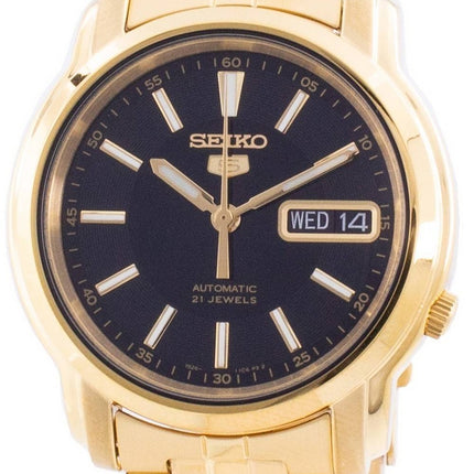 Seiko 5 automatisk svart urtavla SNKL88 SNKL88K1 SNKL88K herrklocka