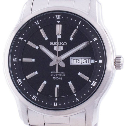 Seiko 5 automatisk svart urtavla SNKP11 SNKP11K1 SNKP11K herrklocka