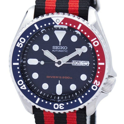 Seiko Automatic Diver's 200M NATO Strap SKX009K1-var-NATO3 herrklocka