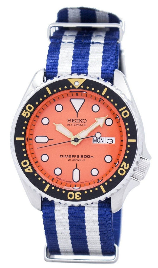 Seiko Automatic Diver's 200M NATO Strap SKX011J1-var-NATO2 herrklocka