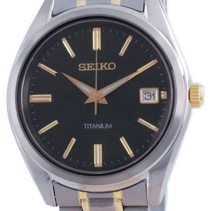Seiko Discover More Titanium Quartz SUR377 SUR377P1 SUR377P 100M herrklocka
