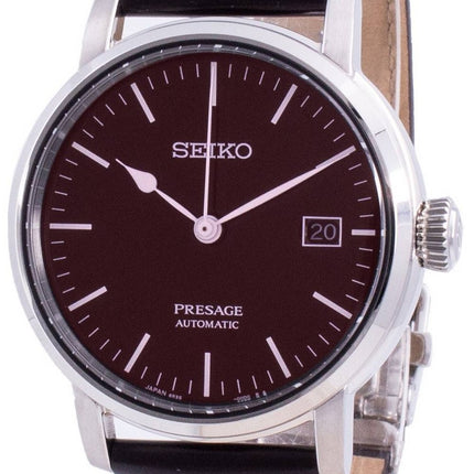 Seiko Presage Riki Watanabe Automatisk brun emalj SPB115 SPB115J1 SPB115J Japan Made 100M herrklocka