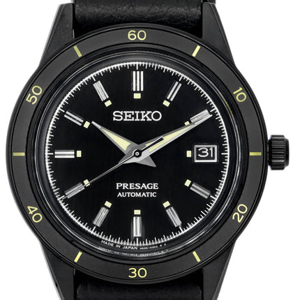 Seiko Presage Style60s svart urtavla automatisk SRPH95 SRPH95J1 SRPH95J herrklocka