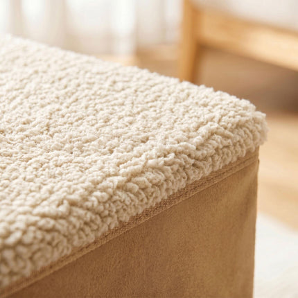 TASSORA - Hopfällbar hundtrappa med halkskydd, beige, 65×40×70 cm