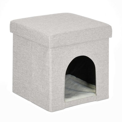 TASSORA - Collapsible cat pit beige