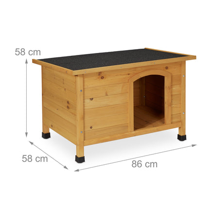 TASSORA - Wooden dog house with hinges