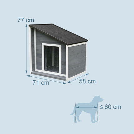 TASSORA - Dog House with Foldable, Weatherproof Roof