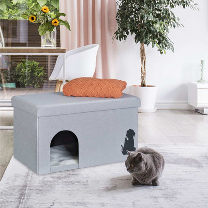 TASSORA - Kattkoja för kattens krypin och vilostunder, 60×40×40 cm