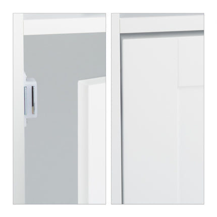 TASSORA - White cat cabinet with shelf