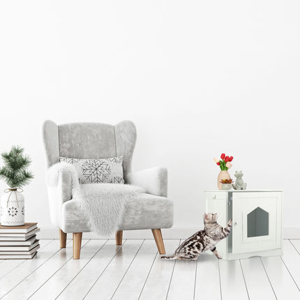 TASSORA - Cat cabinet white