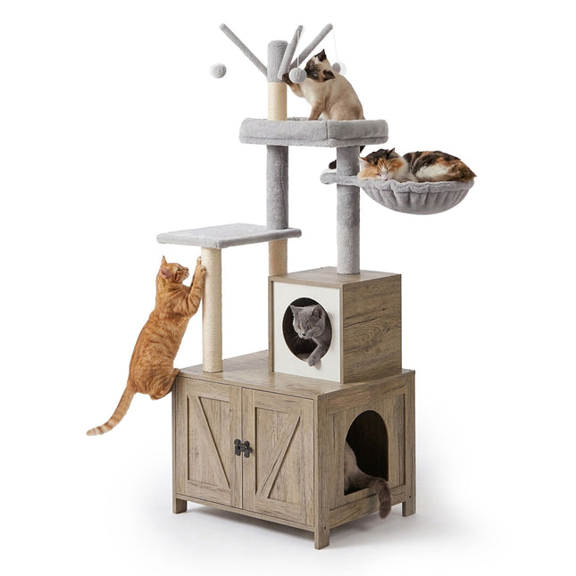 TASSORA - Kattlådemöbel för kattlådan i hemmet, 150 cm, 10053563_1510