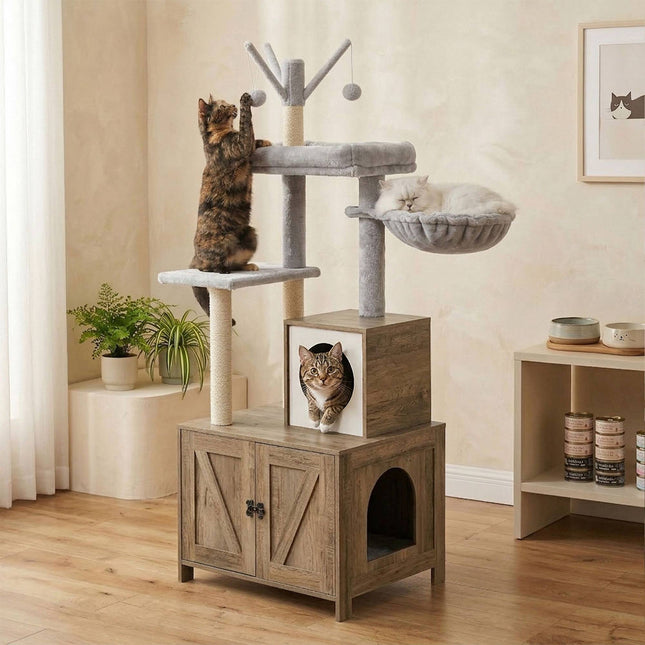 TASSORA - Kattlådemöbel för kattlådan i hemmet, 150 cm, 10053563_1510
