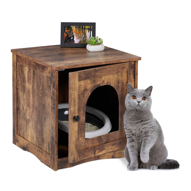 TASSORA - Industrial Cat Cabinet with Litter Tray Space