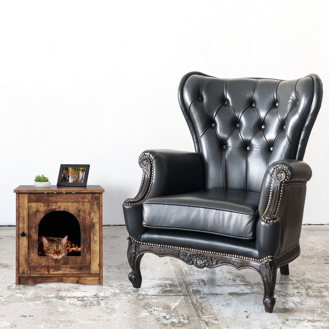 TASSORA - Industrial Cat Cabinet with Litter Tray Space