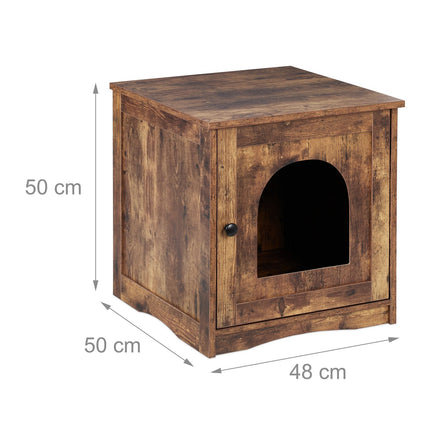 TASSORA - Industrial Cat Cabinet with Litter Tray Space