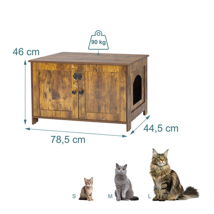 TASSORA - Kattlådemöbel med förvaring och ventilation, 10052204_8208