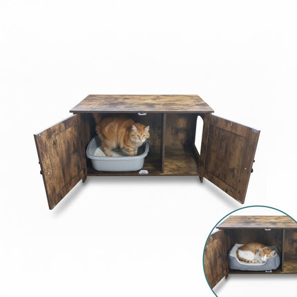 TASSORA - Kattlådemöbel med förvaring och ventilation, 10052204_8208