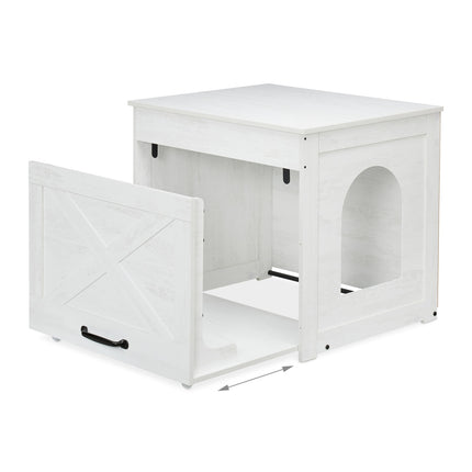 TASSORA - Cat Litter Cabinet with Scratching Mat and Drawer